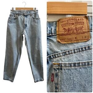 Vintage 96 Levi’s 551 Cotton Relaxed Fit Tapered Leg Jean Petite Size 10 USA